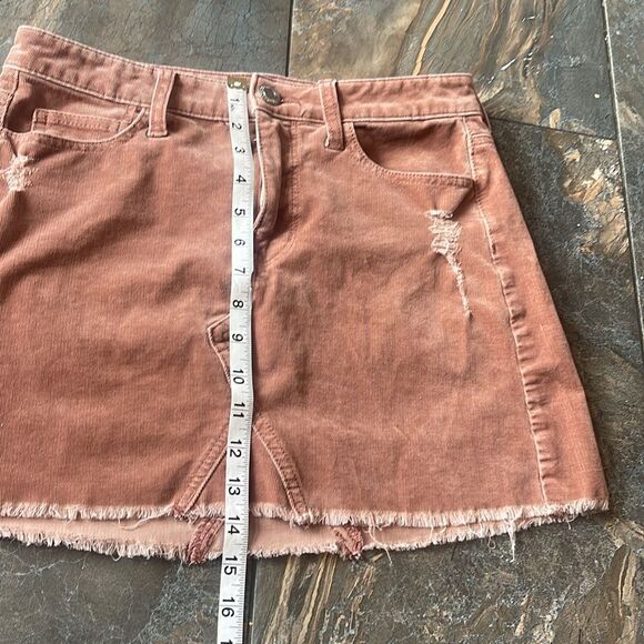 American Eagle Outfitters Women's mauve corduroy Skirt Size 4 - Picture 10 of 11